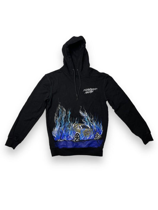 SHATTERED HEARTS - BLACK PAVEMENT HOODIE