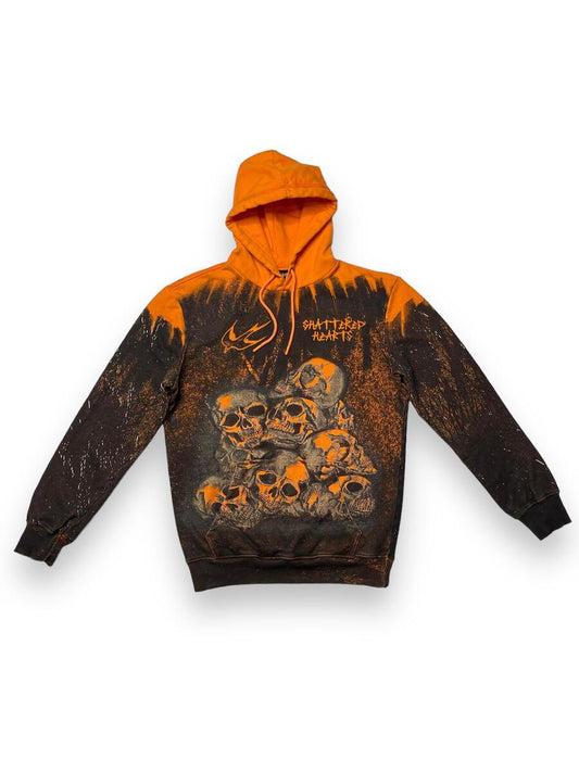 SHATTERED HEARTS - THE DEAD ORANGE HOODIE