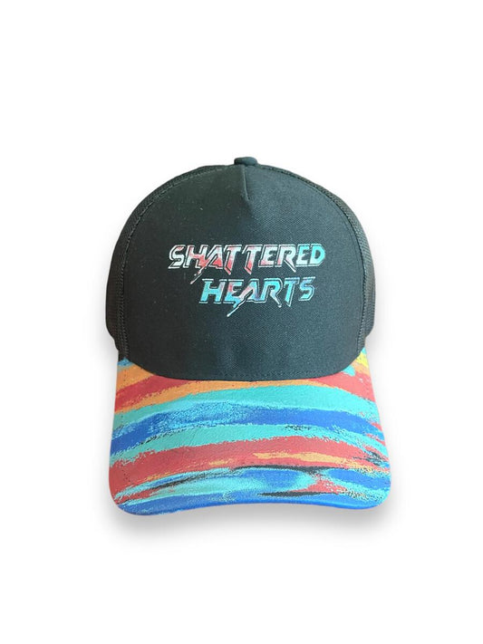 SHATTERED HEARTS - BLACK GALAXY HAT