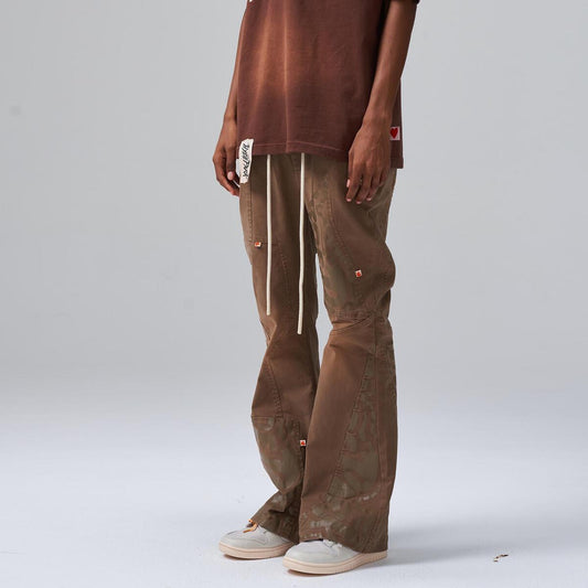 HYDEPARK BUD CLIPPING TROUSER BROWN