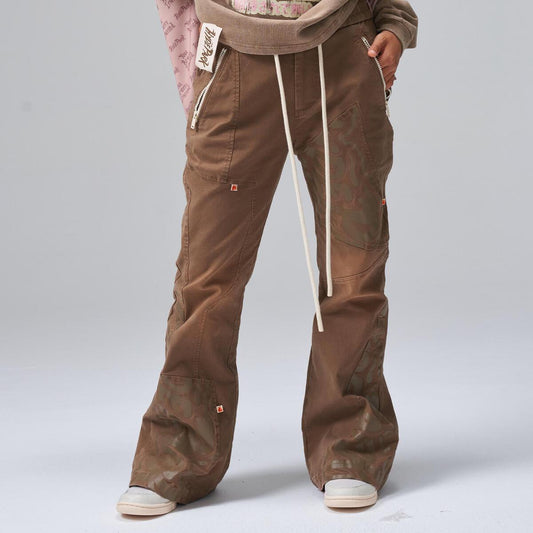 HYDEPARK BUD CLIPPING TROUSER BROWN