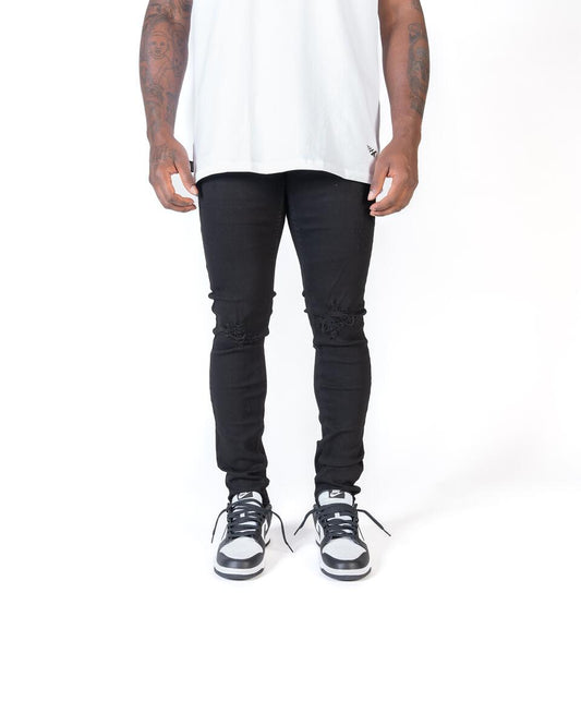 RELAPSE JEANS X-RAY (BLACK)