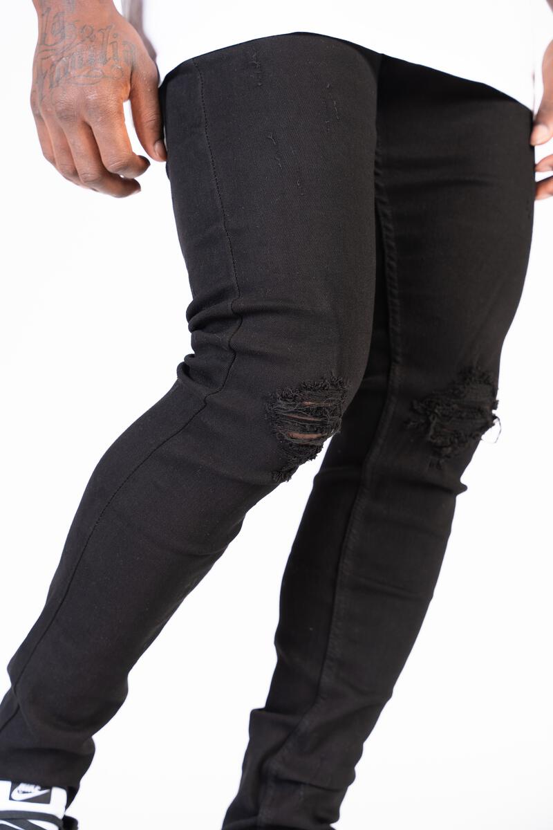 RELAPSE JEANS X-RAY (BLACK)