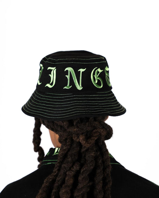 PHEELINGS BLACK/GREEN "DEFYING ODDS" BUCKET HAT