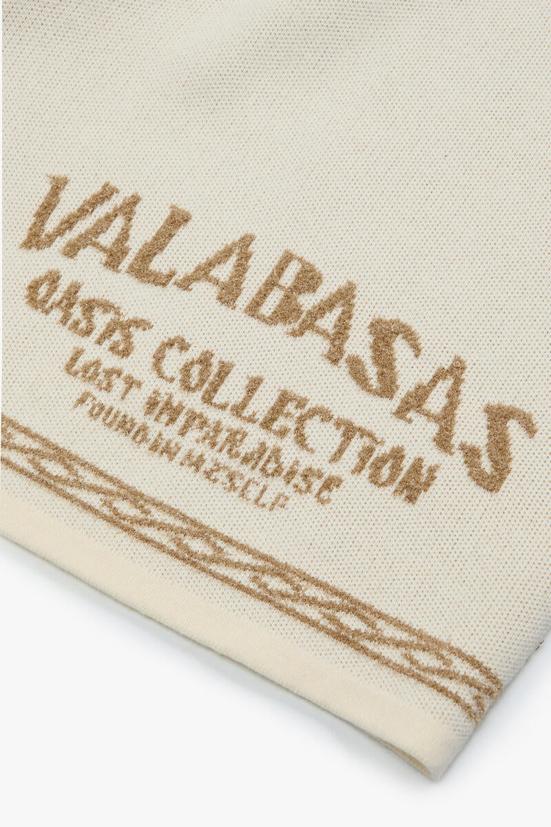 VALABASAS "HAVEN" WHITE WOVEN SHORTS