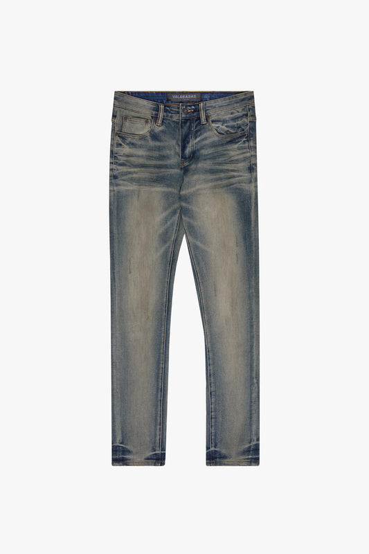VALABASAS "MR.FLEX" DK. VINTAGE SKINNY JEAN