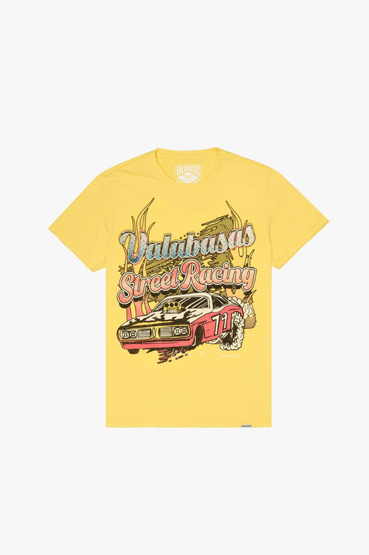 VALABASAS "CRUSH" VINTAGE LEMON YELLOW TEE