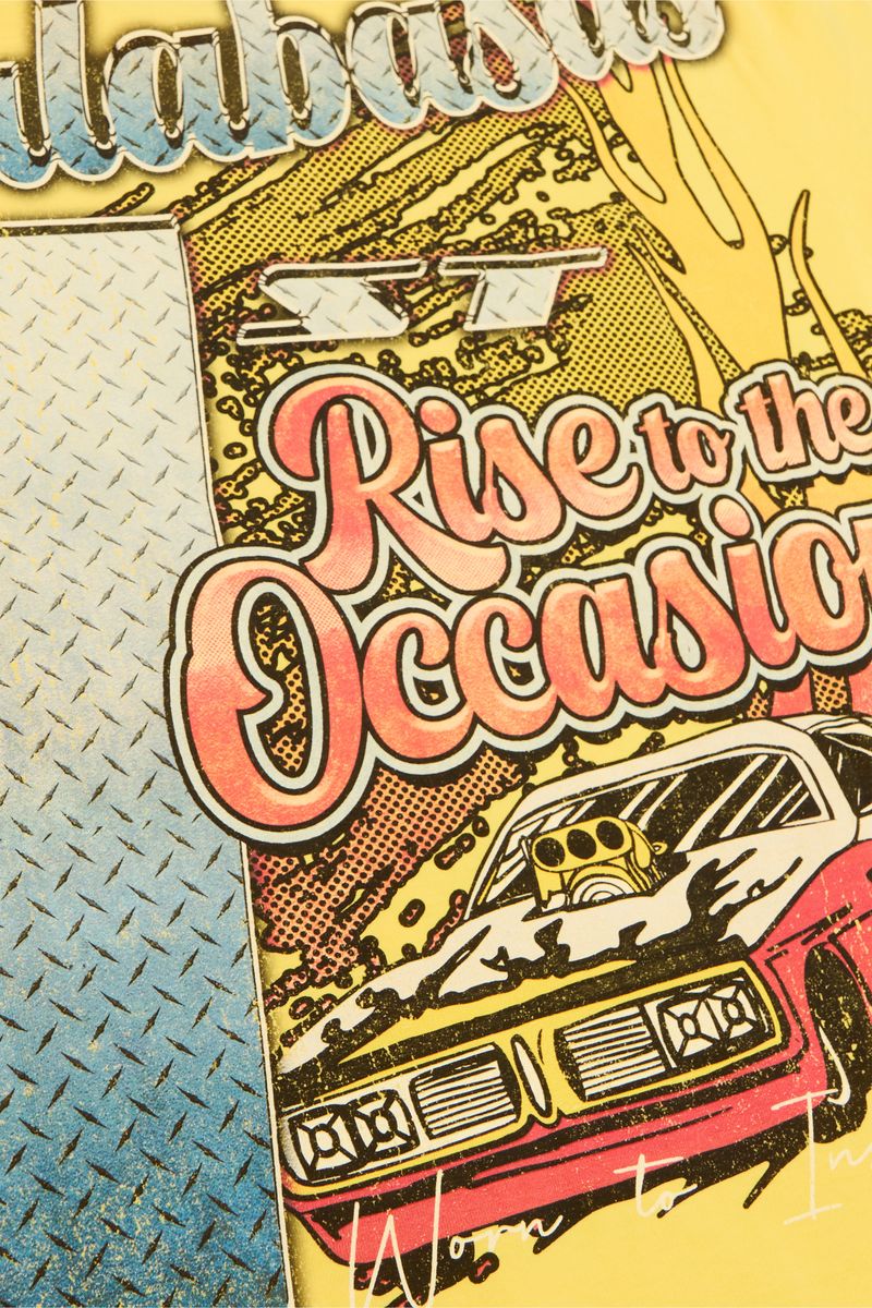 VALABASAS "CRUSH" VINTAGE LEMON YELLOW TEE