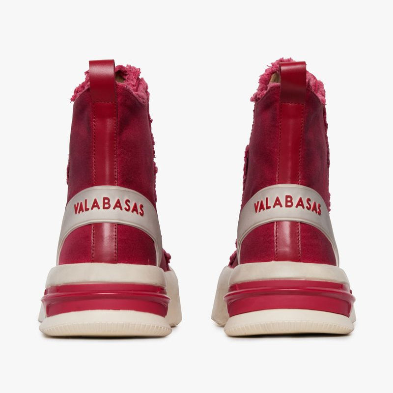 VALABASAS "PURPOSE" RED HIGH TOPS