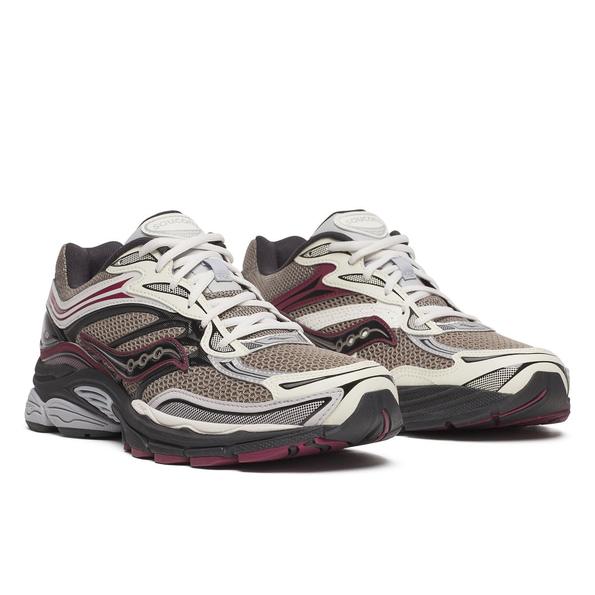SAUCONY PROGRID OMNI 9 - TAN/MAROON