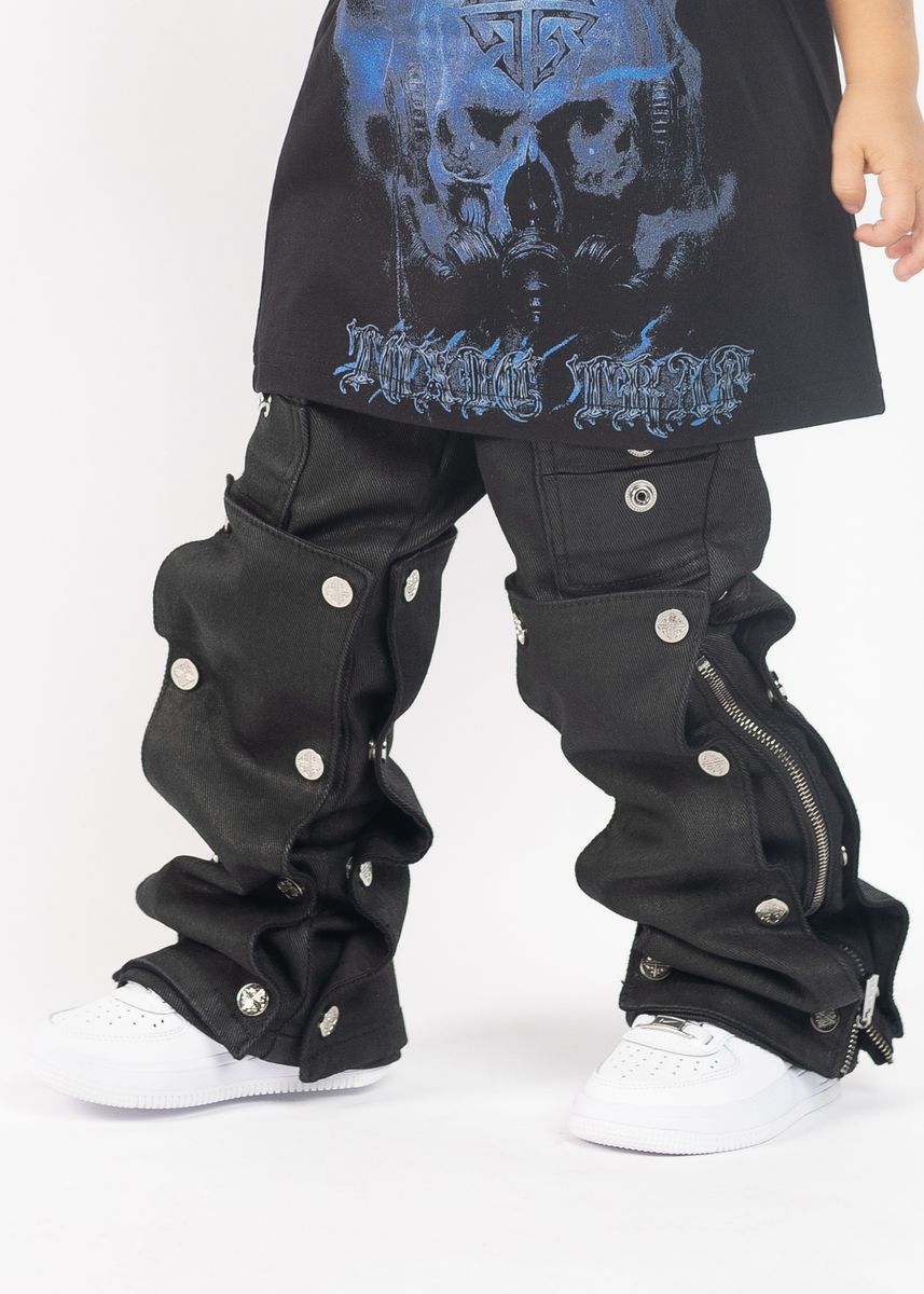 GUAPI OBSIDIAN BLACK WAXED PREMIUM DENIM