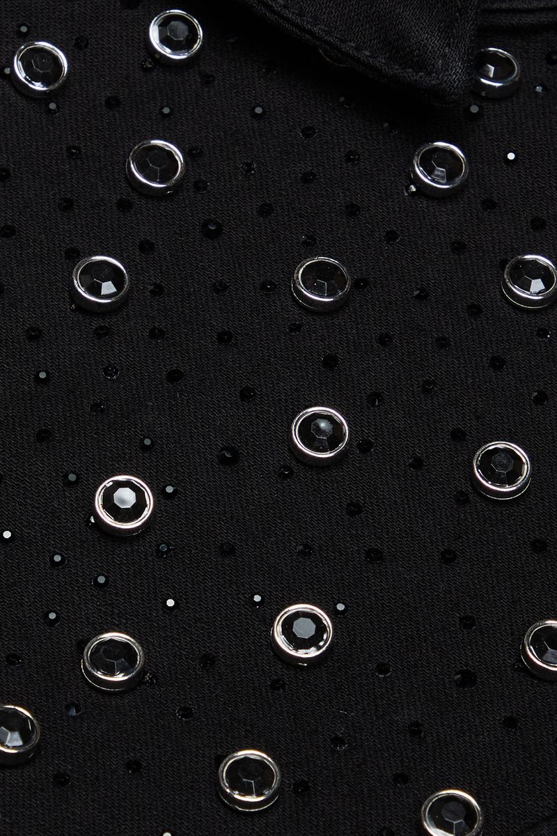 VALABASAS "BLITZ" BLACK DENIM JACKET