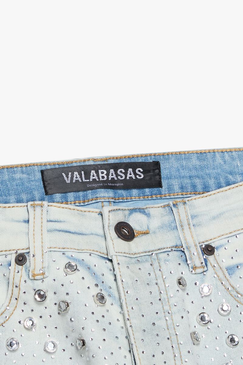 VALABASAS "LUSTRI" LT. BLUE WASH SKINNY JEAN