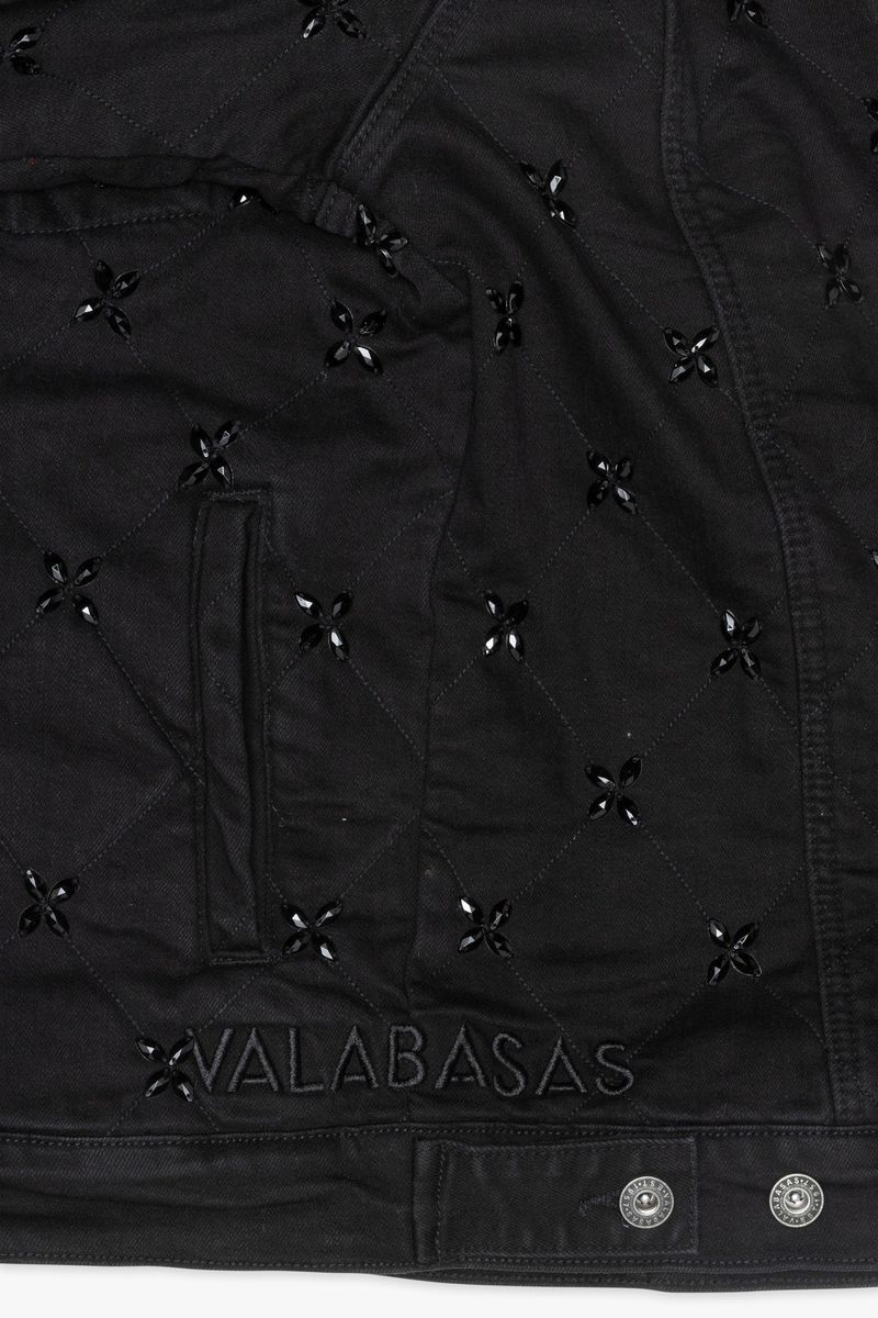 VALABASAS "INJECT" BLACK DENIM JACKET