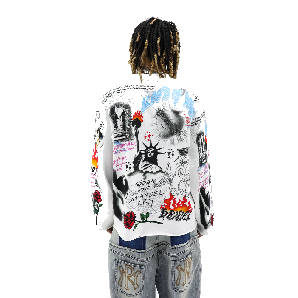HD SAINTS HEIGHTS L/S TEE