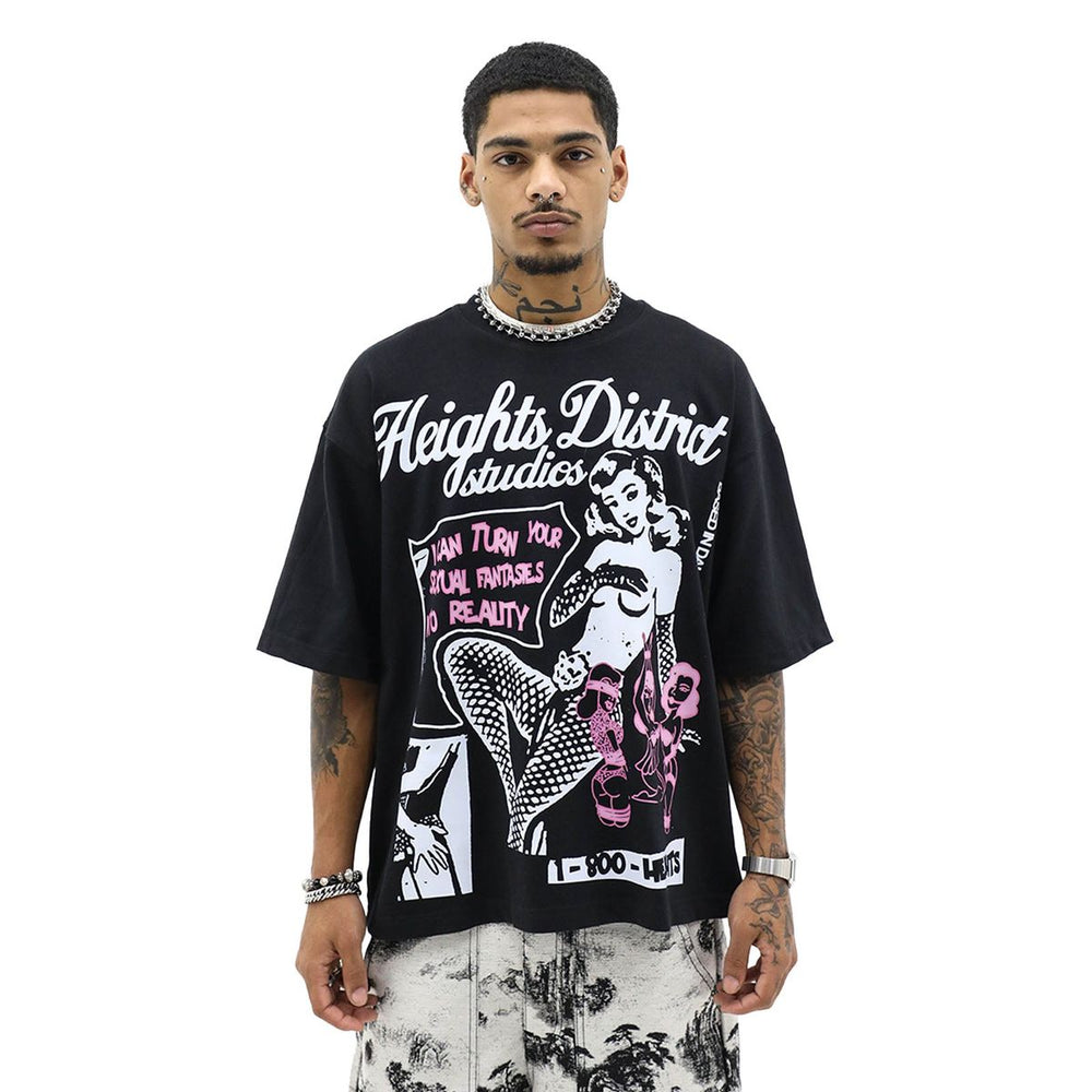 HD SEXUAL FANTASY TEE - BLACK