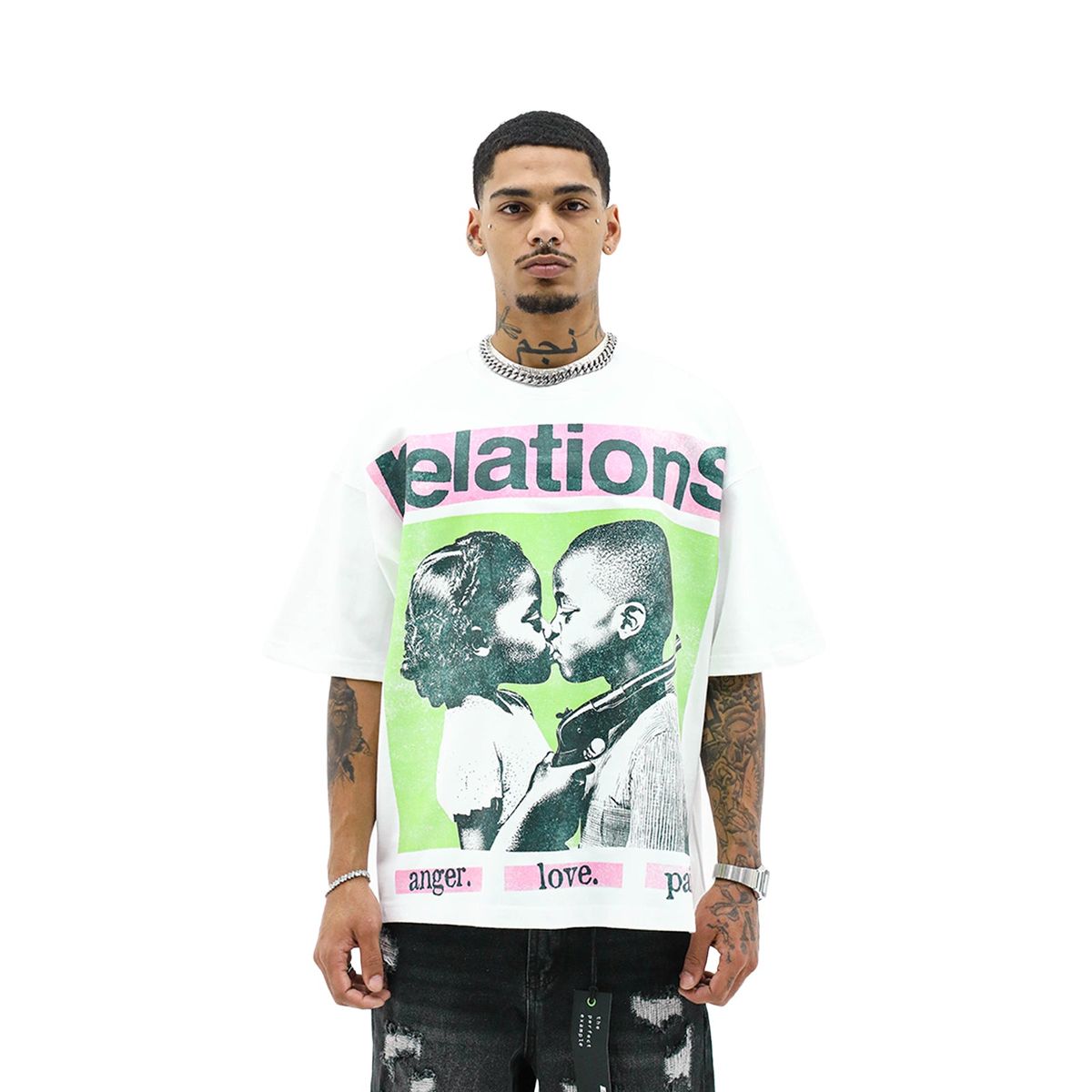 HEIGHTS "LOVE ANGER PAIN" TEE
