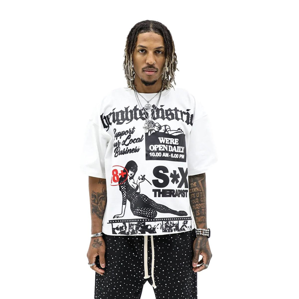 HD 'THE SEX THERAPIST' TEE - WHITE