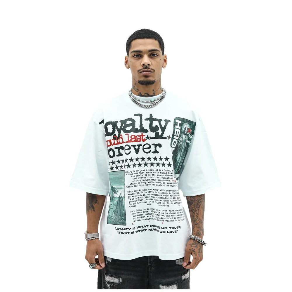 HD 'LOYALTY AINT DEAD' TEE - WHITE