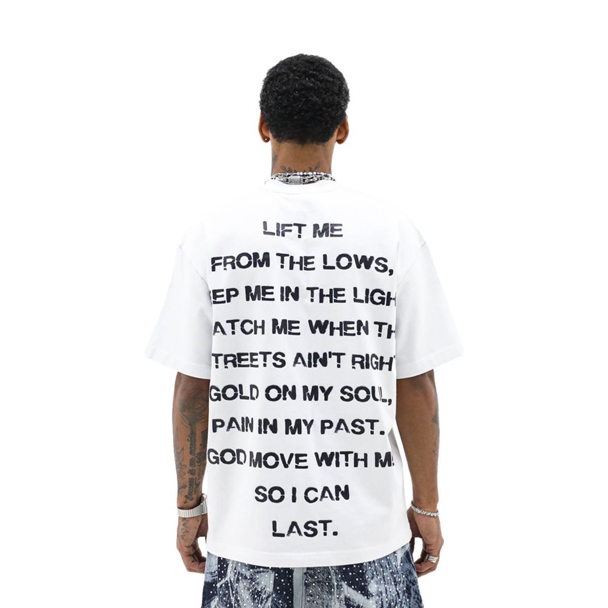 HD BLEED FOR US TEE - WHITE