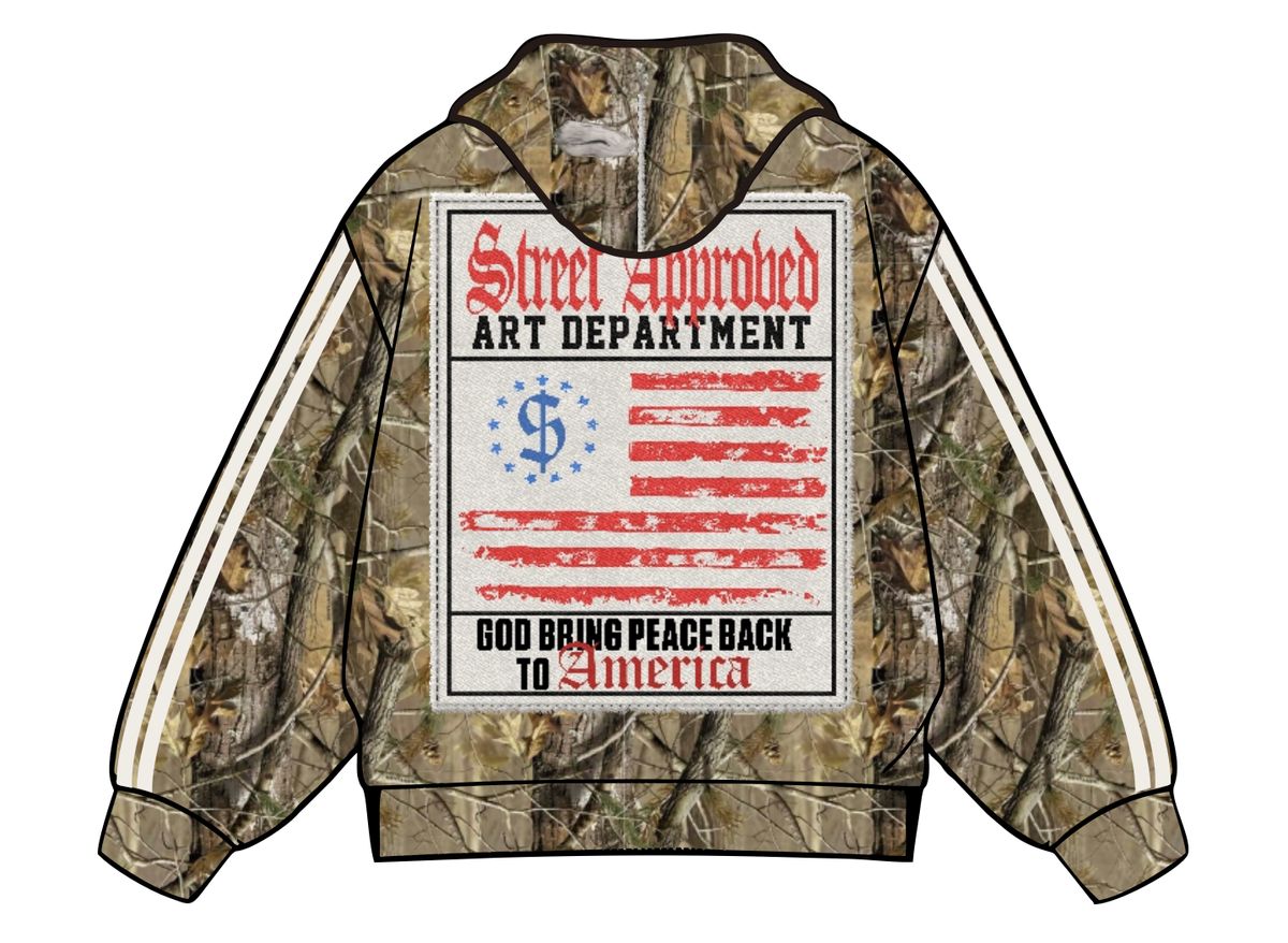 STREET APPROVED CAMO HOODIE