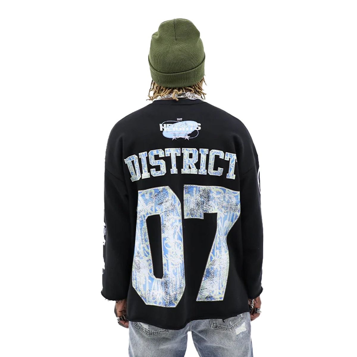 HD 'ATHLETICS' FRENCH TERRY L/S