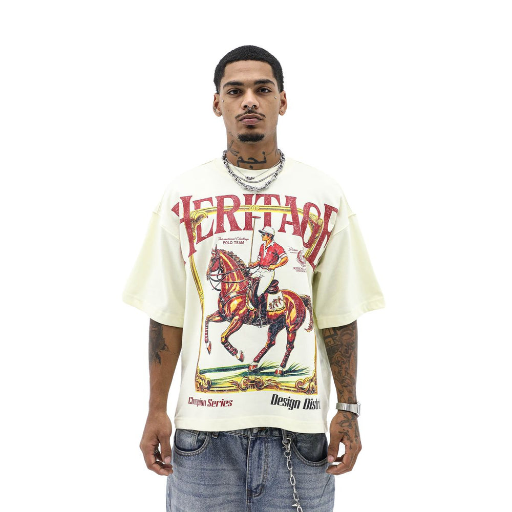 HD 'HERITAGE INTERNATIONAL POLO' TEE