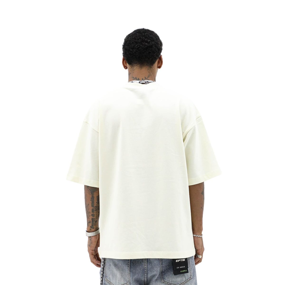 HD 'HERITAGE RACQUET CO' TEE (CRM)