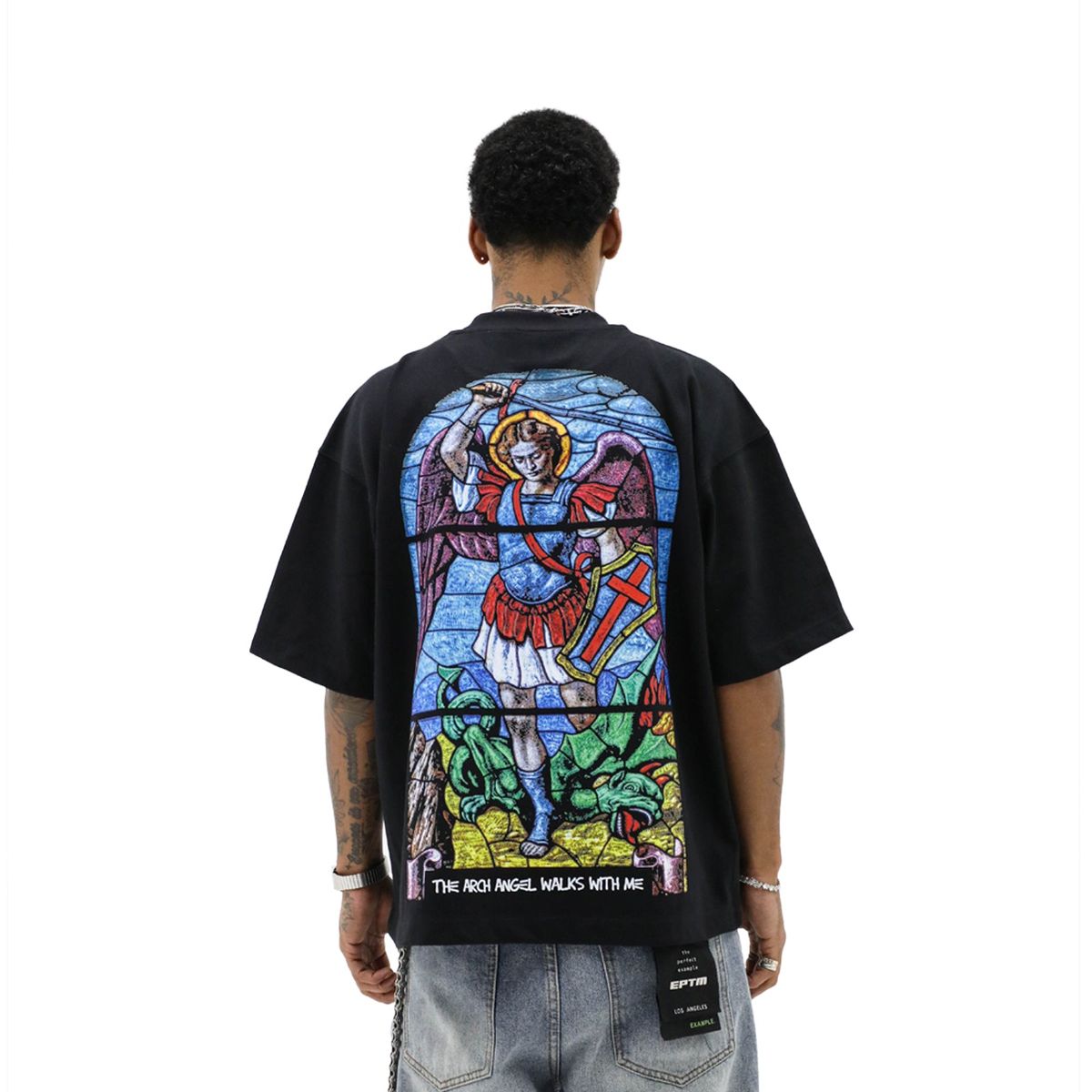 HD 'ARCH ANGEL' TEE - BLACK