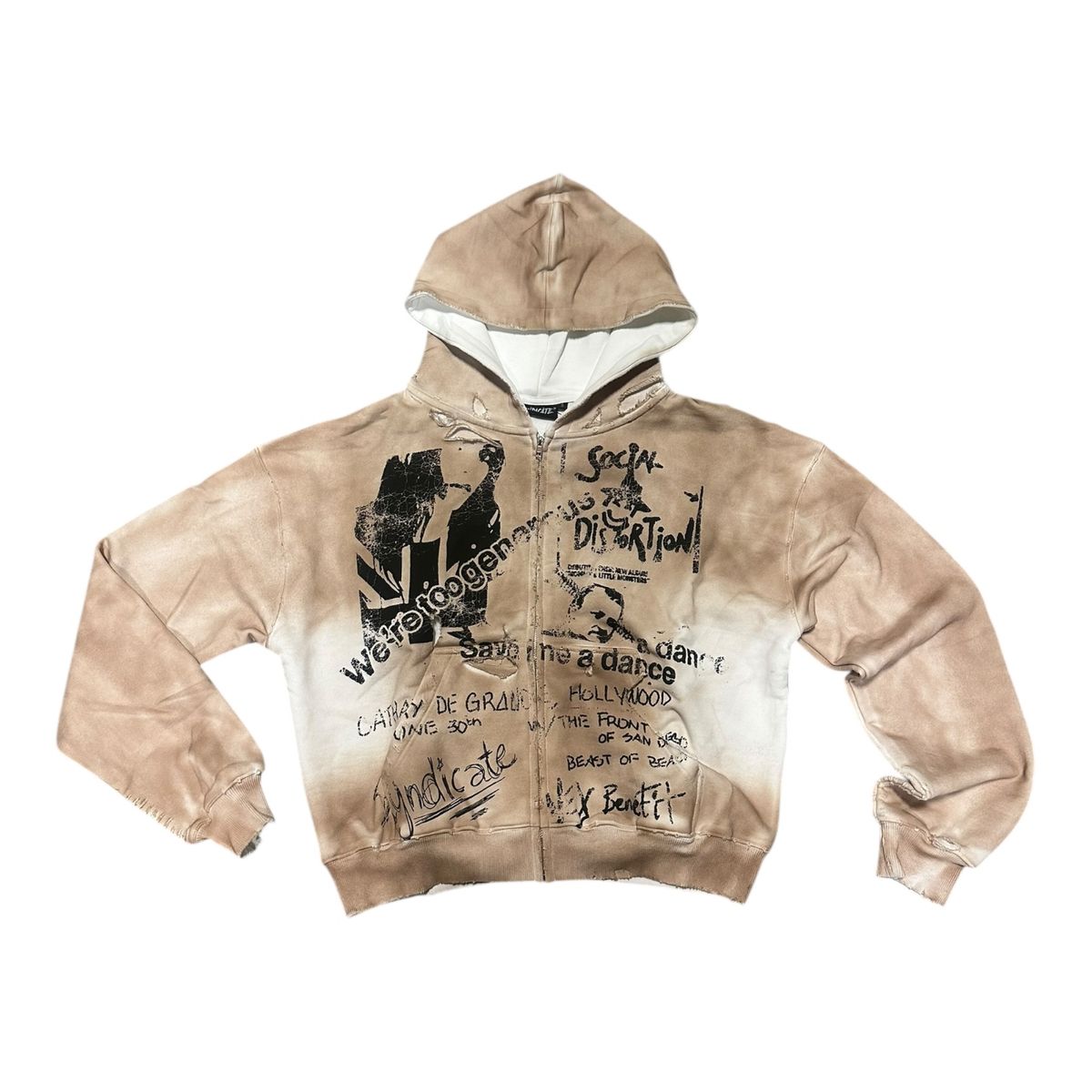 SYNDICATE "DIVINE" ZIP-UP BROWN