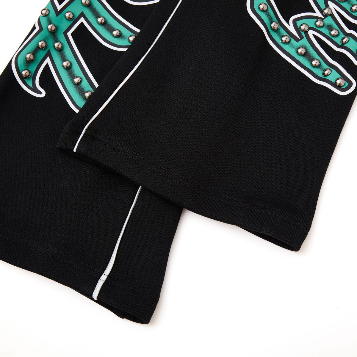 AS ZEPPLIN FLARE BOTTOMS - BLACK