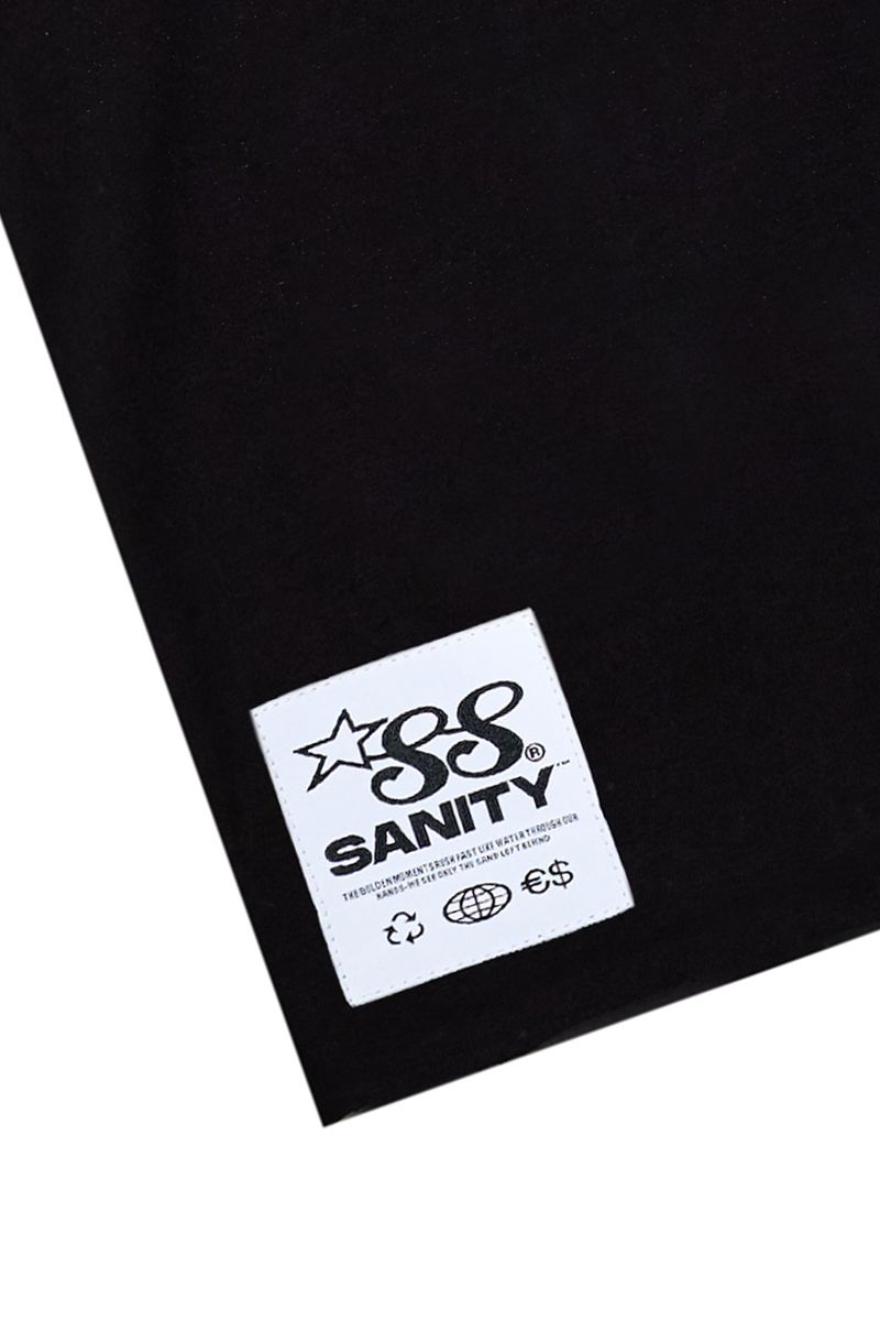 SANITY "OVERDRIVE" BLK SLEEVELESS