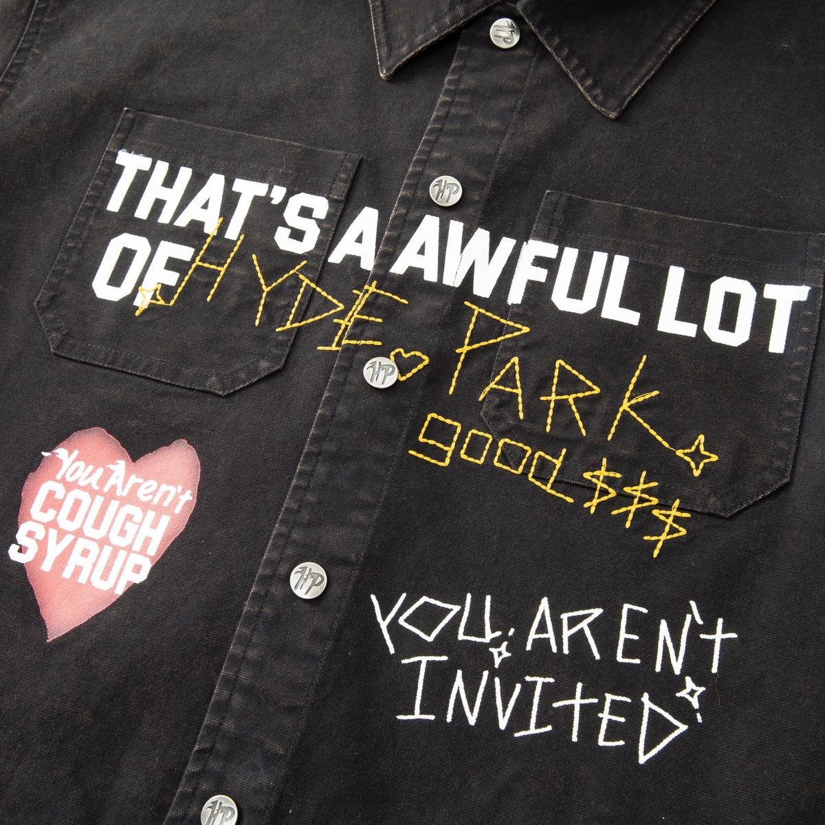 HP BLACK "MECHANIC" WORK WEAR SHIRT (ALOCS X HP)