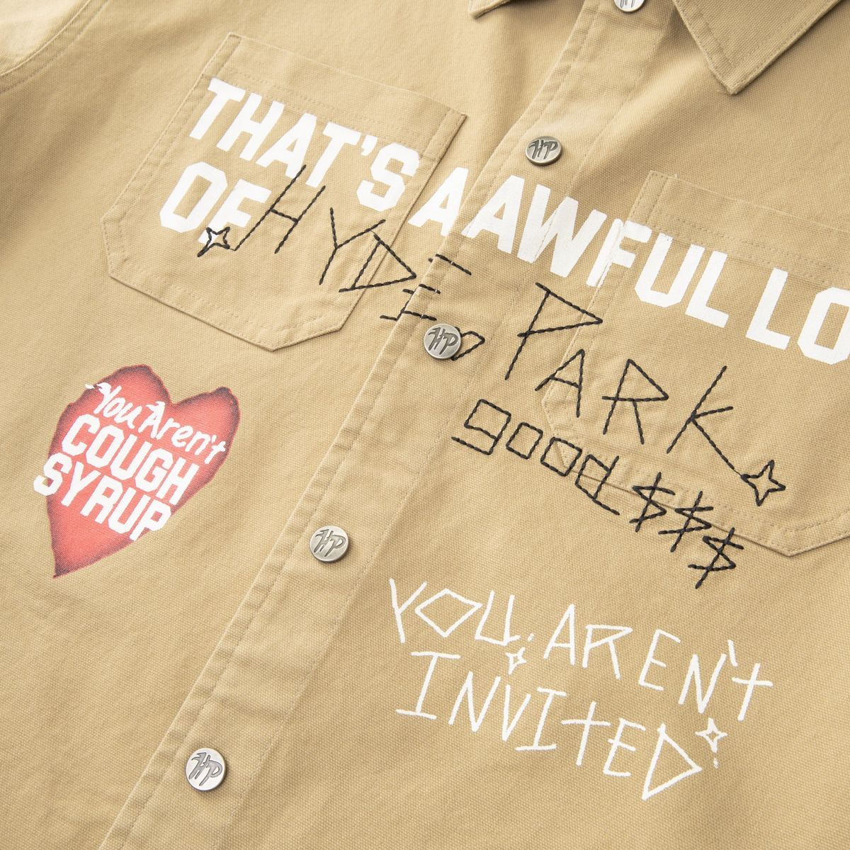 HP KHAKI "MECHANIC" WORK WEAR SHIRT (ALOCS X HP)