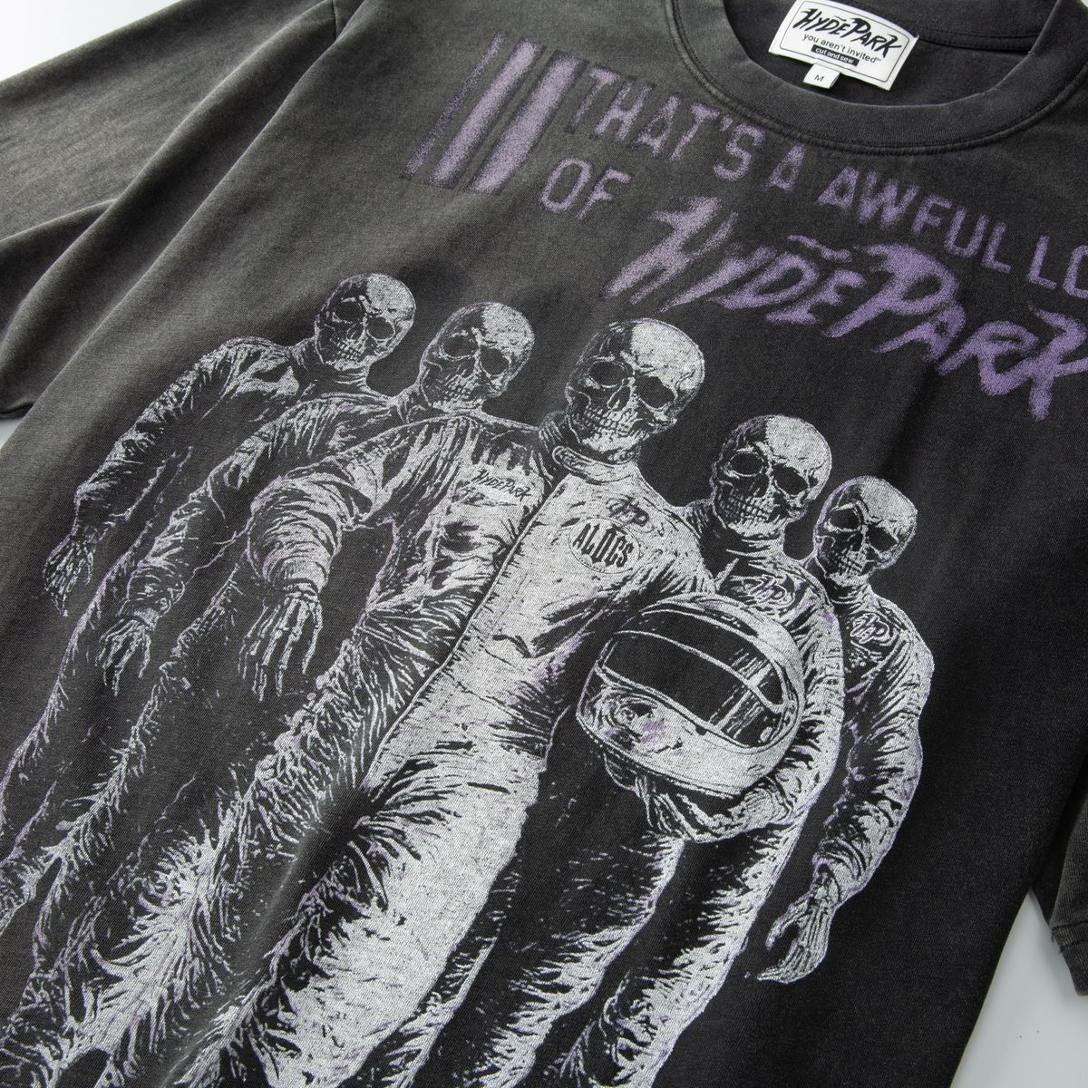 HP BLACK 'COUGH SYRUP MOTOR RACER' TEE (ALOCS X HP)