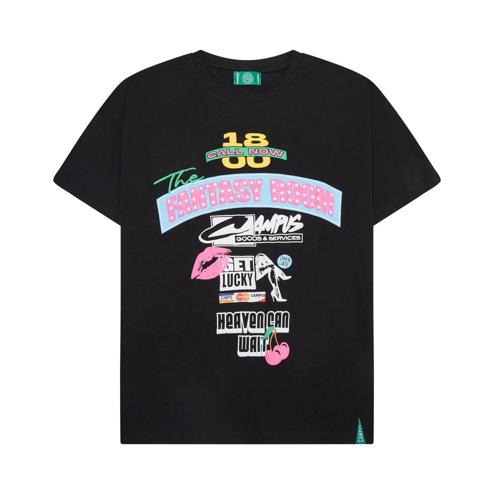 CAMPUS 'VICE' TEE (BLACK)