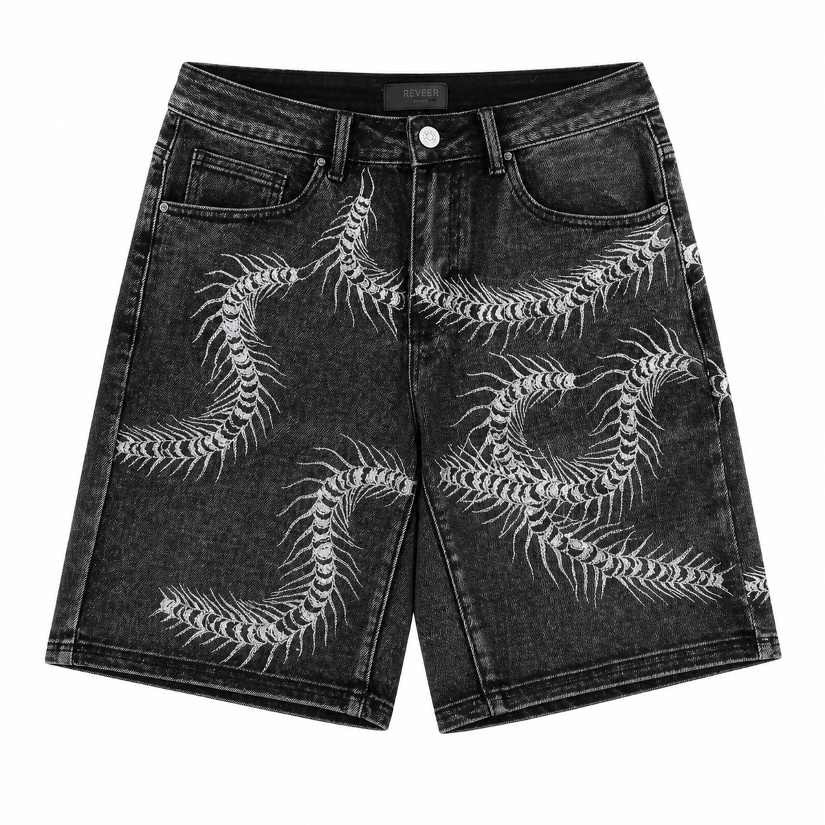 REVEER 'CENTIPEDE' JEAN SHORTS