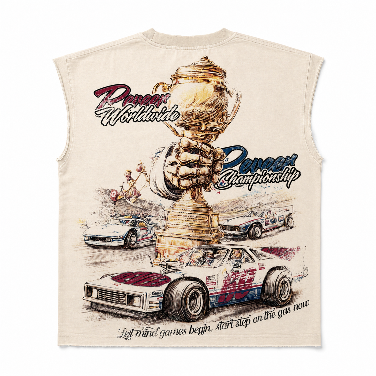 REVEER 'RACER' CUT OFF TEE