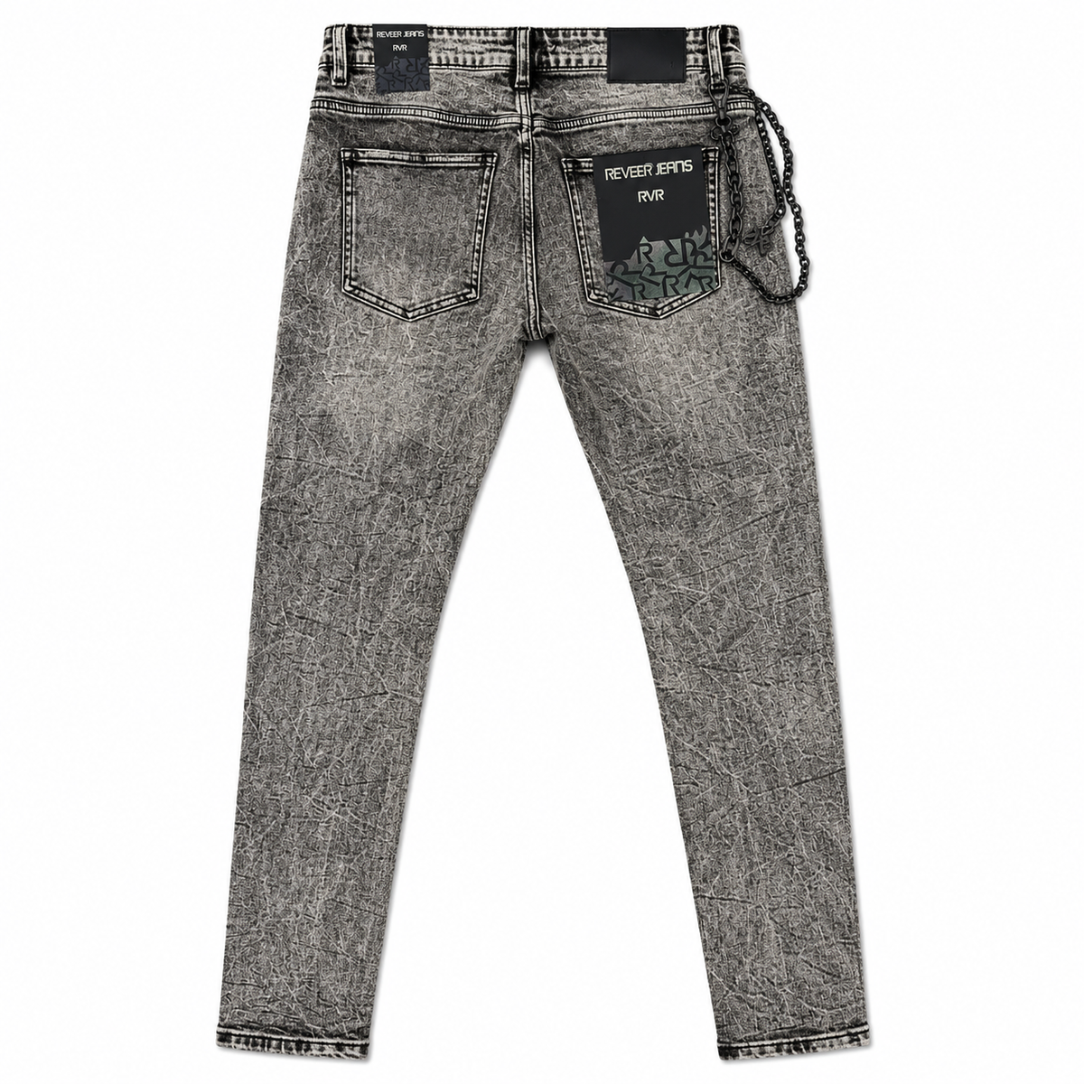 REVEER "ORIGIN" STONE GREY SKINNY DENIM (XP-16)