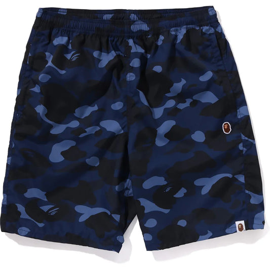 BAPE NAVY CAMO BAPE SHORTS