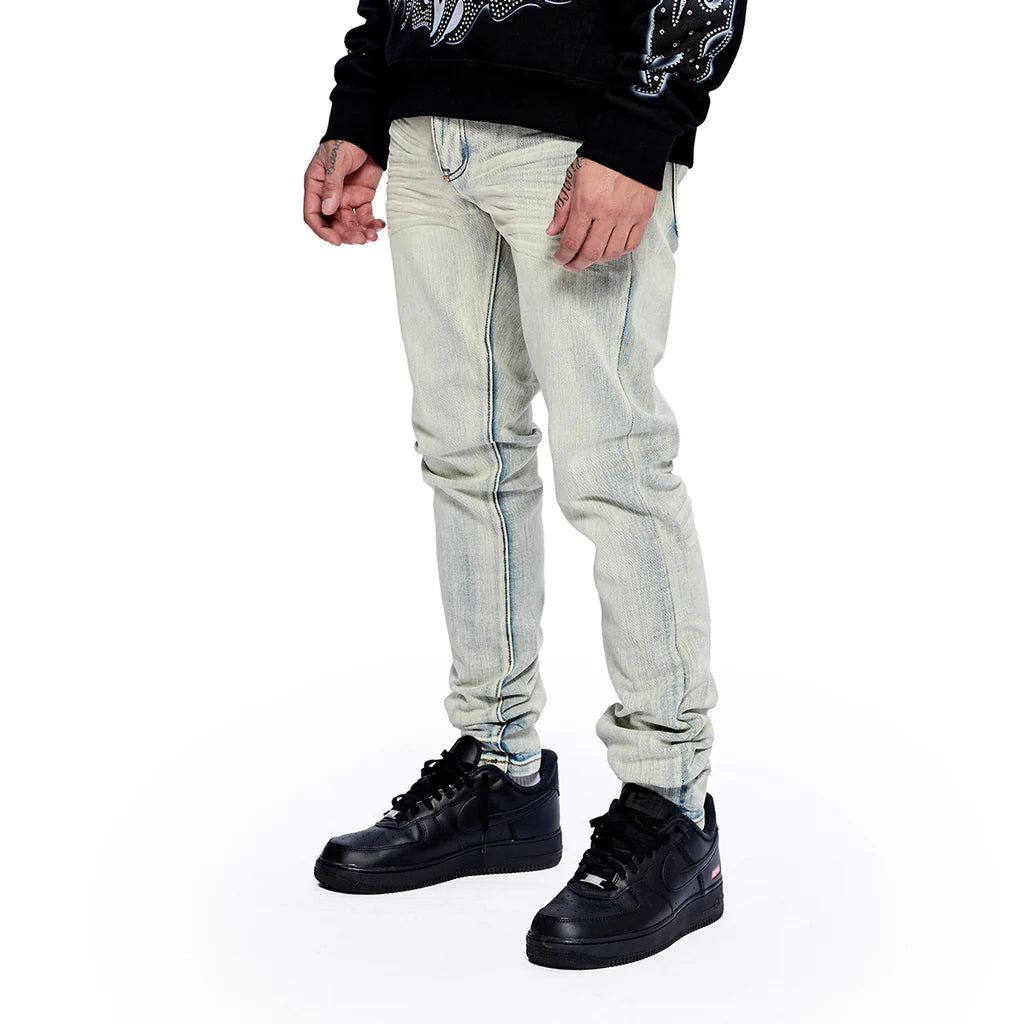 RVR "CORE" LT BLUE WASH SKINNY DENIM (JF-04)