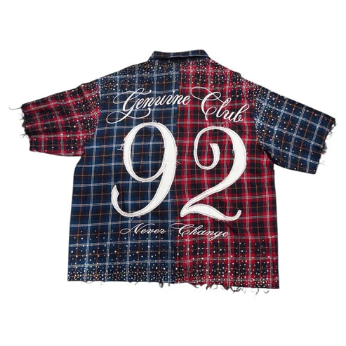 GC GALAXY FLANNEL - RED/BLUE