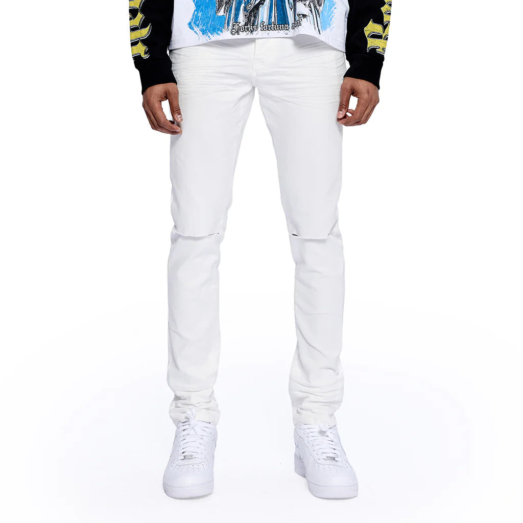 RVR "CORE" WHITE SKINNY DENIM (JC-06)