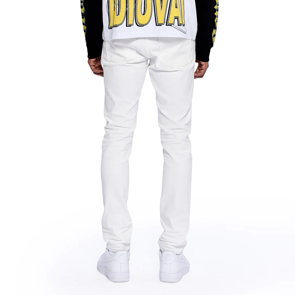 RVR "CORE" WHITE SKINNY DENIM (JC-06)