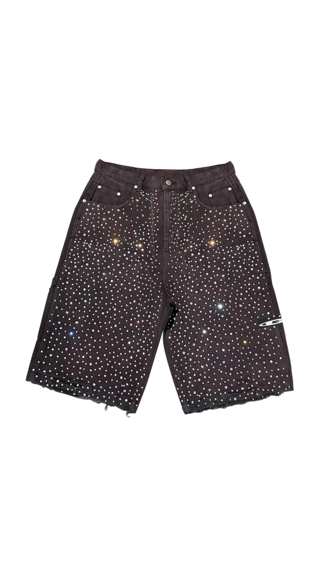 GALA "SHOW" BLACK WASH DENIM JORTS
