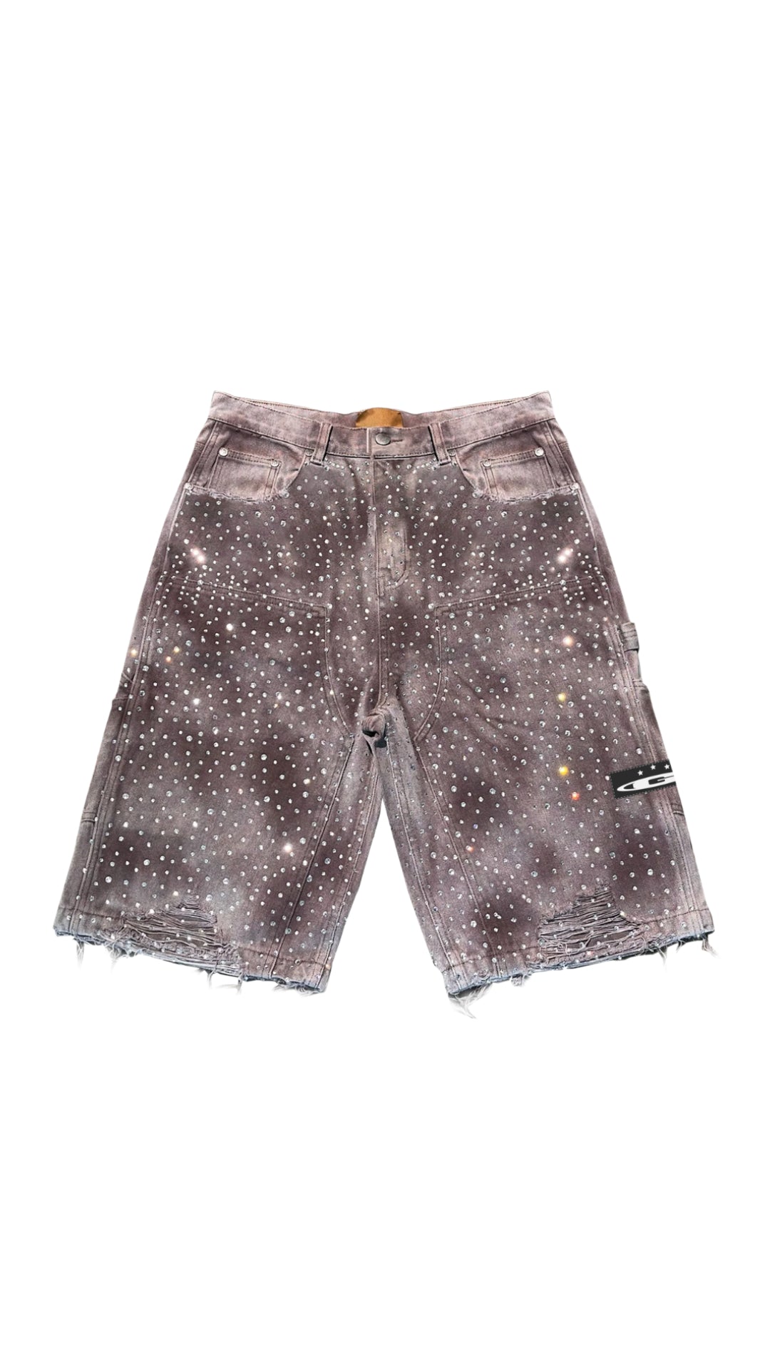 GALA "SHOW" ACID WASH DENIM JORTS