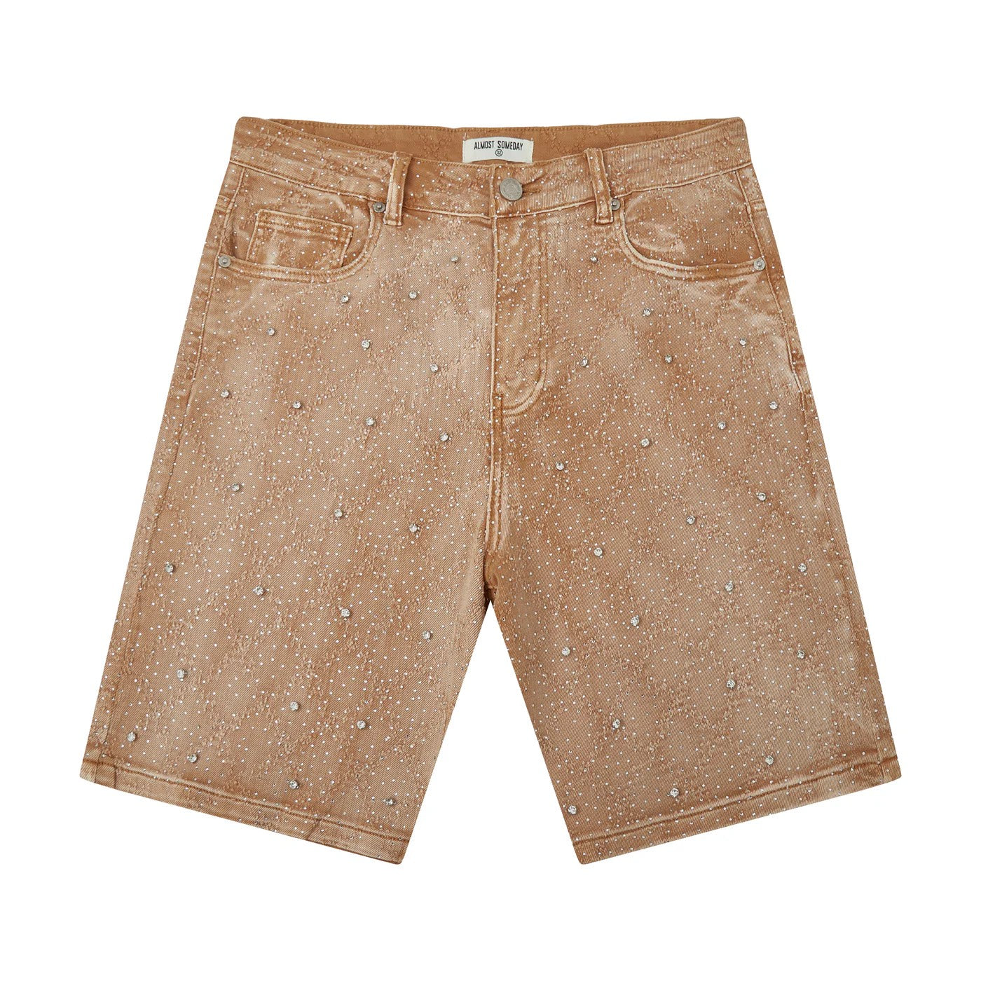 AS 'GEMSTONE' SHORTS - LIGHT BROWN