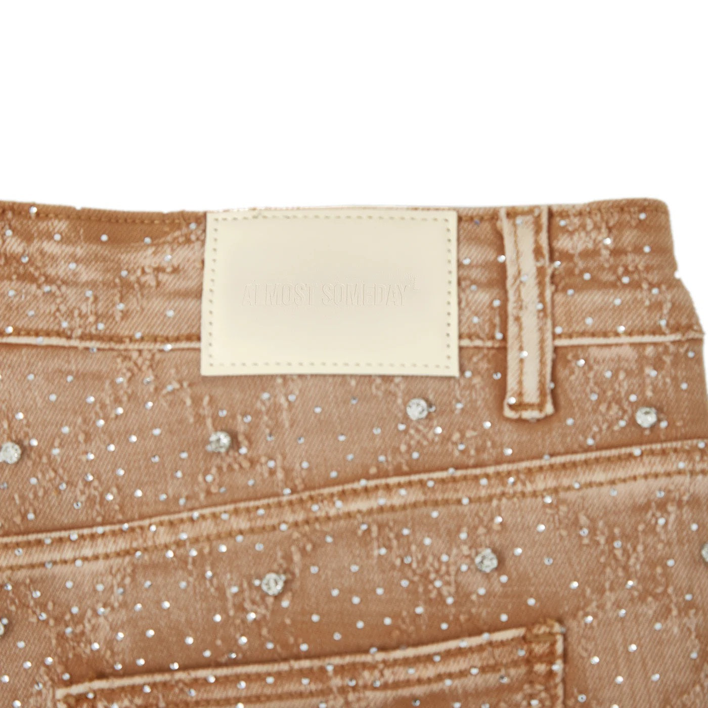 AS 'GEMSTONE' SHORTS - LIGHT BROWN