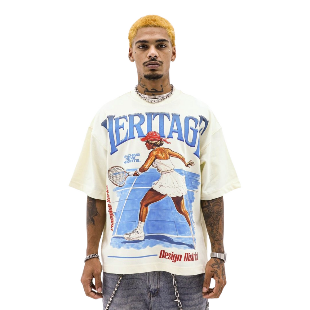 HERITAGE 'RACKET CLUB' TEE