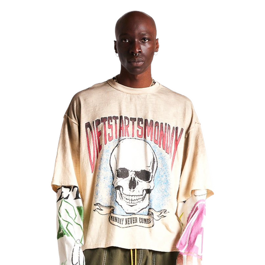 DSM DOUBLE LAYER SULL TEE - MULTI